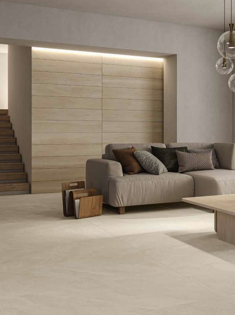 Era Crema R10 porcelain tile floor and wall by Casalgrande Padana
