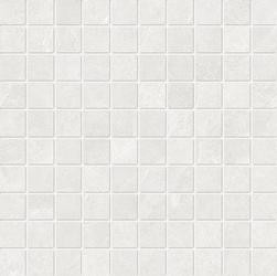 CORNERSTONE 30X30 series mosaic by ERGON color SLATE WHITE
