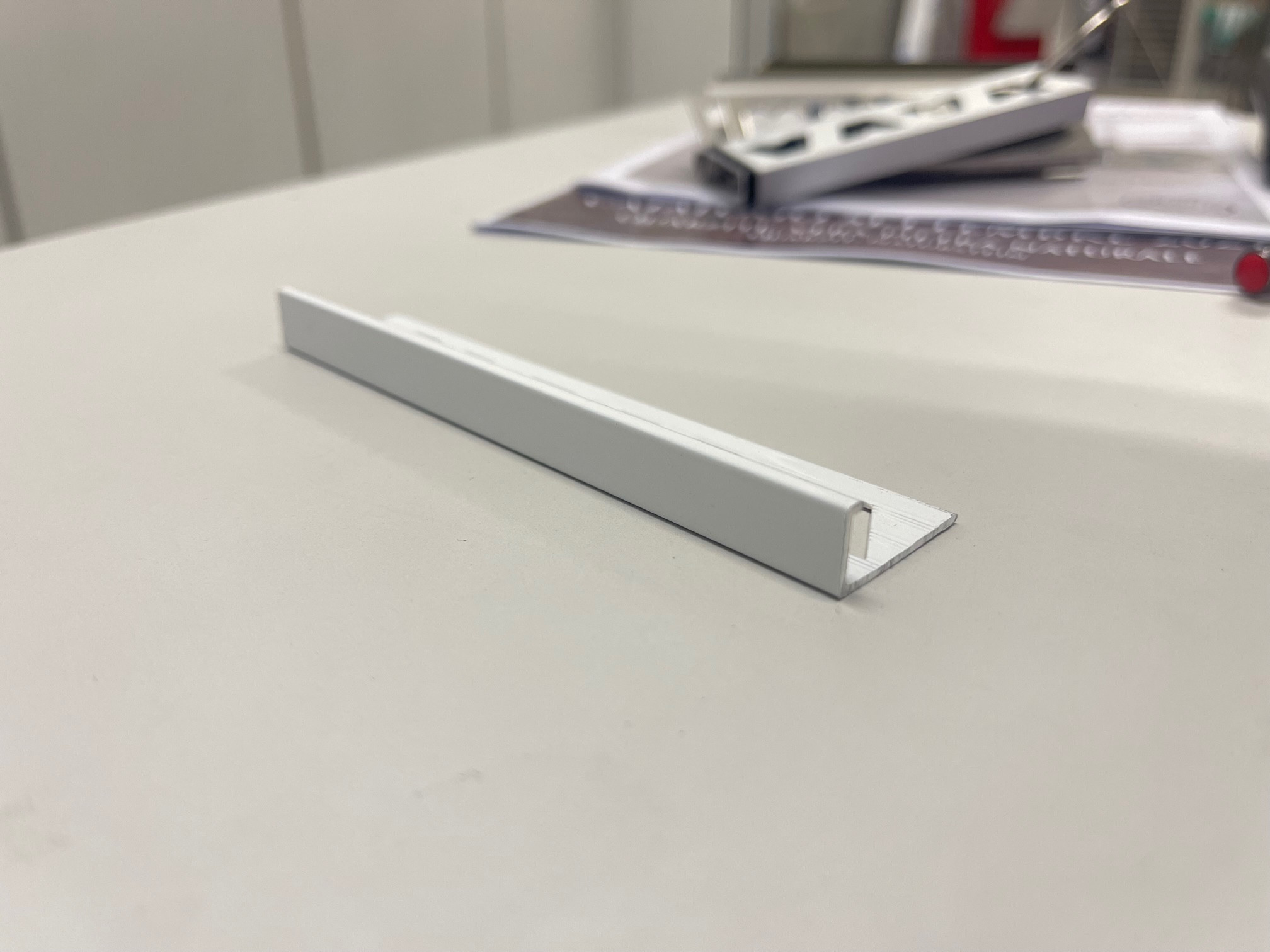 Matt Grey Aluminum L Profile
