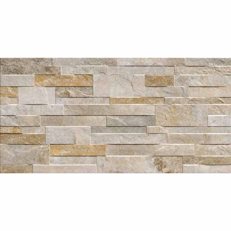 Grey quartzite wall 31x62 stoneware covering
