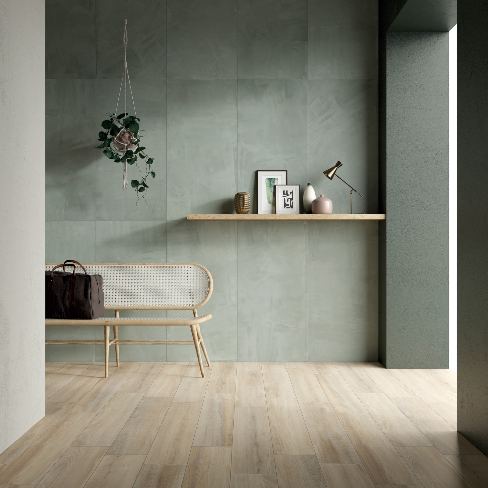 Porcelain tile floor and wall tile Paint Salvia R10 series by Dado Ceramica
