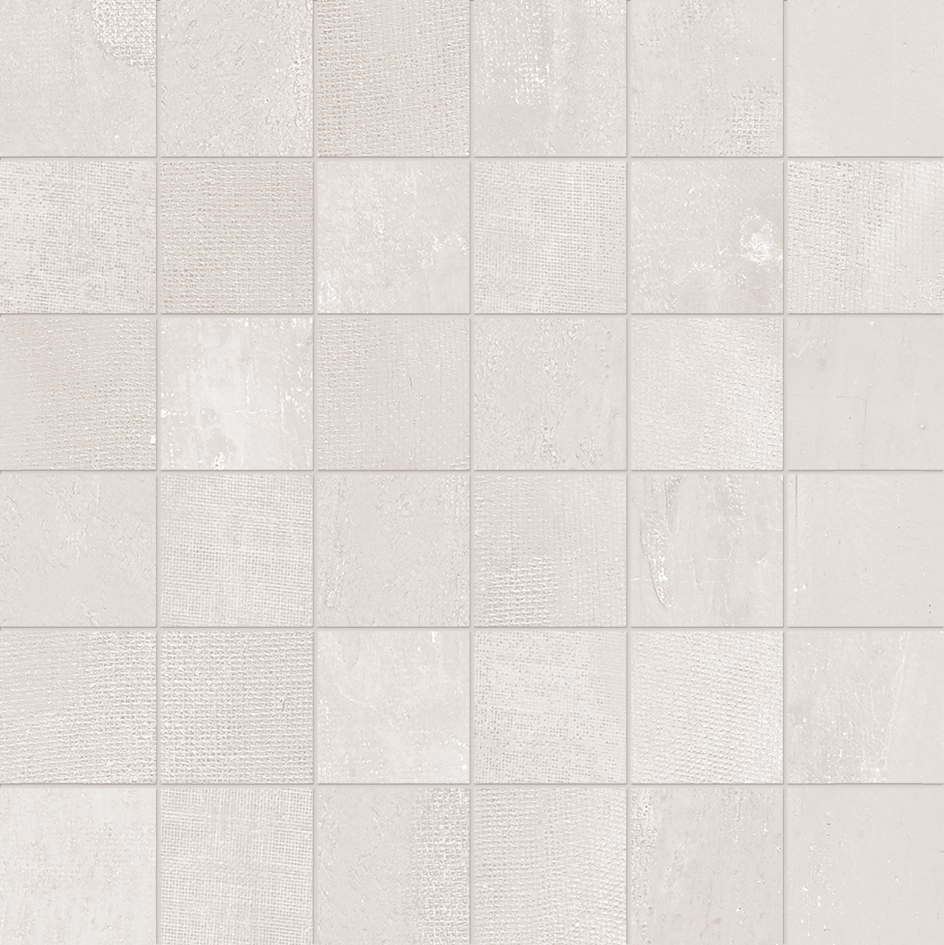 Mosaic 30X30 GESSO series by PROVENZA color NATURAL WHITE
