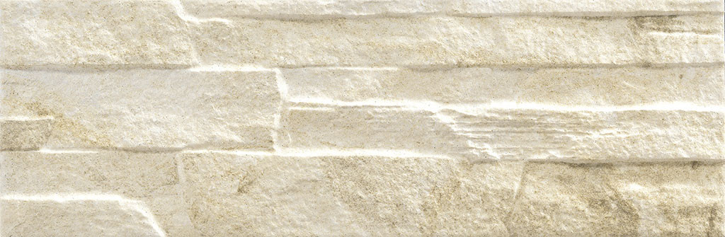 Beige porcelain stoneware wall Saturn series by Fenice Ceramiche 17x52
