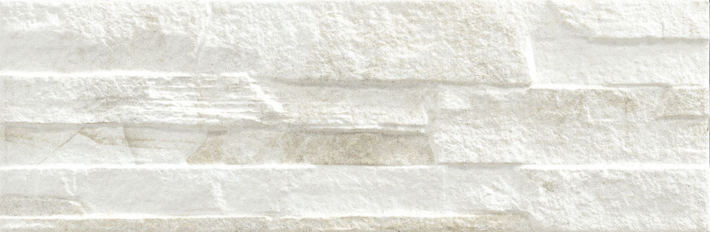 White porcelain stoneware wall, Saturn series by Fenice Ceramiche, 17x52
