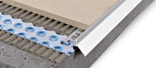 aluminum one-piece drainer for tile
