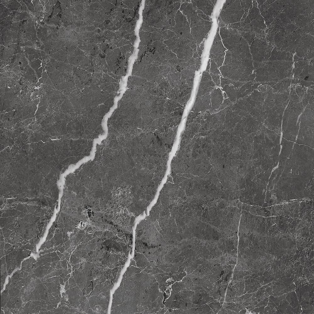 Stone Grey marble effect porcelain tile floor first choice glossy

