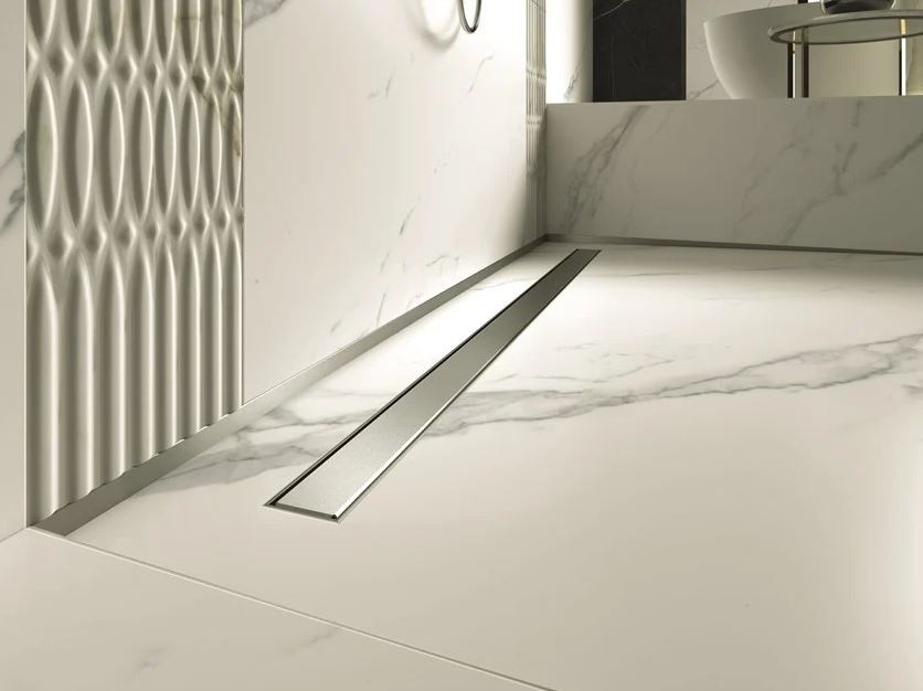Duschrinne aus Edelstahl SATIN
