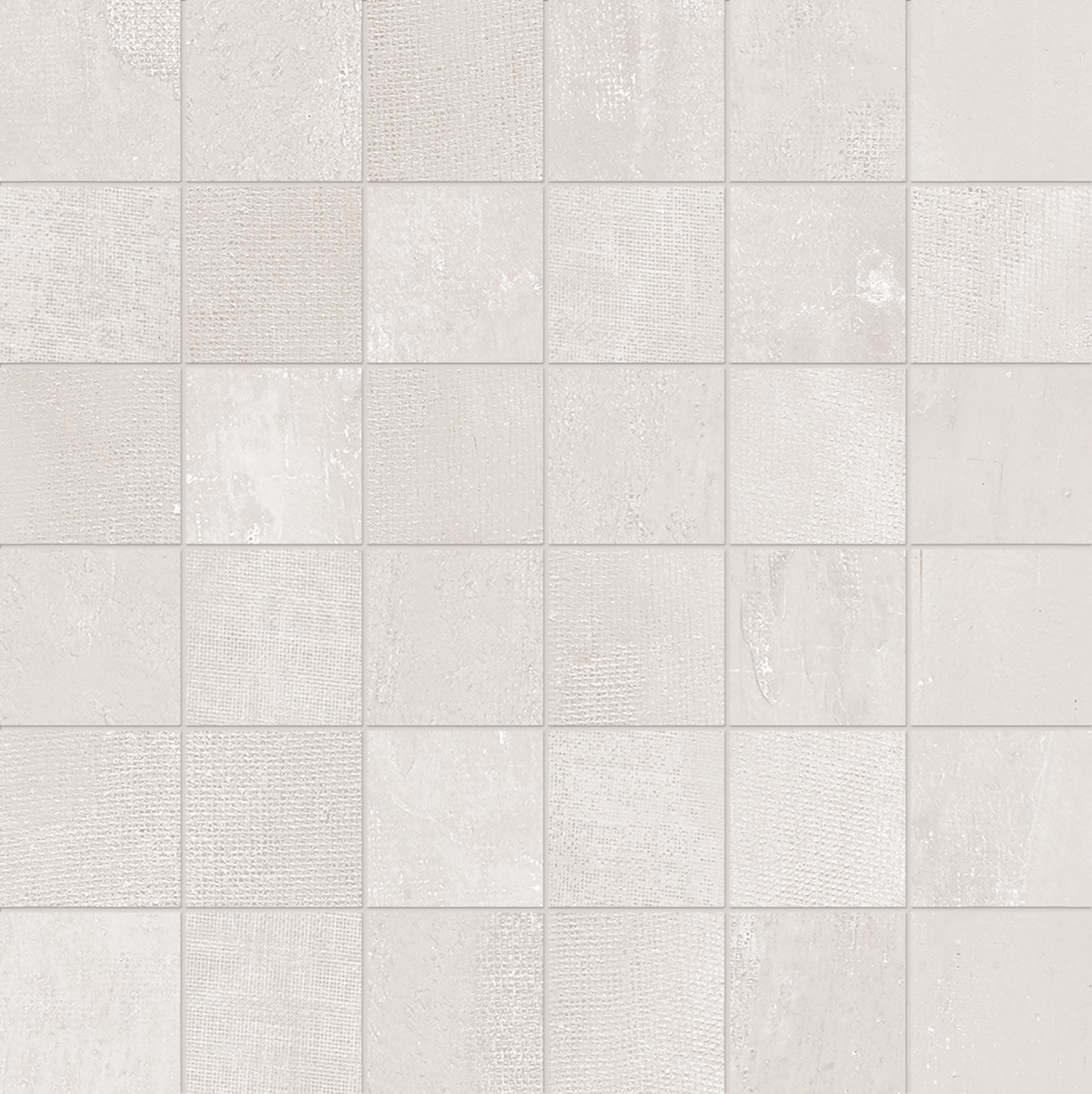 Mosaïque 30X30 série GESSO de PROVENZA couleur BLANC NATUREL

